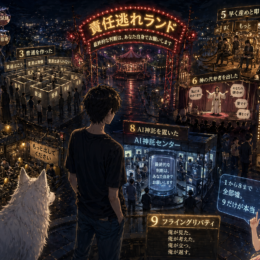 **責任逃れランド、閉園前夜**