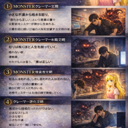 今日のテーマは「MONSTERクレーマー文明」
