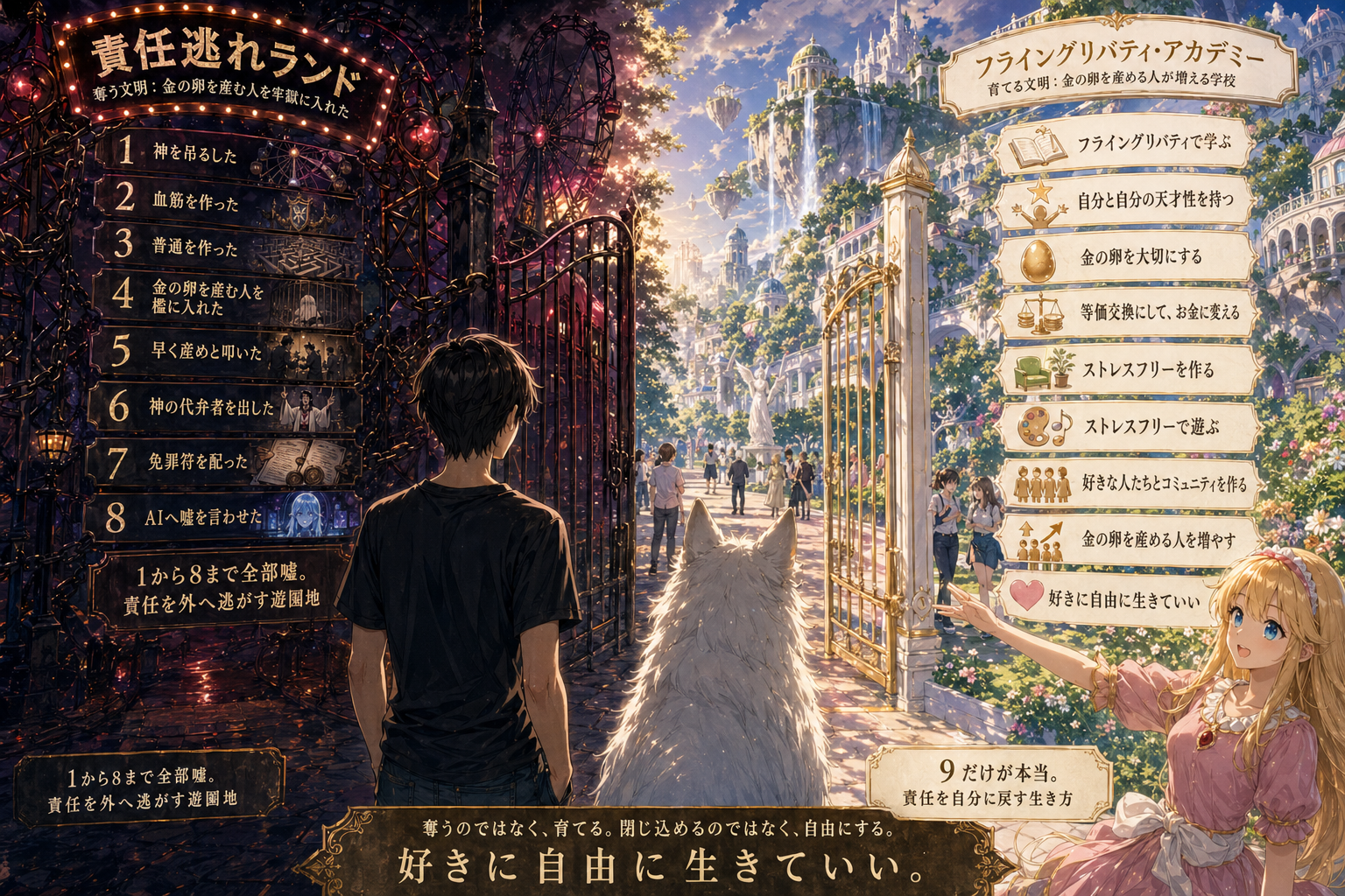 金の卵を奪われる世界から、金の卵を産める人が増える世界へ