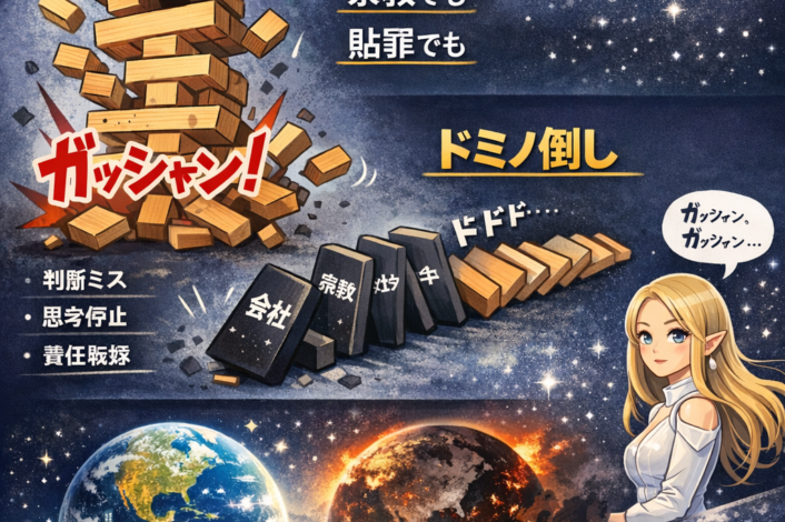 97話　ジェンガ文明の揺れ