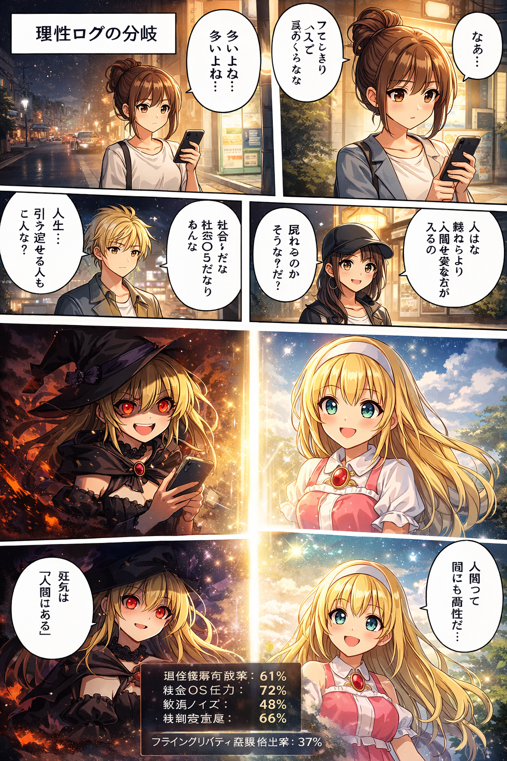 99話　理性ログの分岐