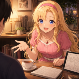 普通に・・アニメの会話もできる・・・