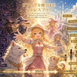 ソフィアを使うほどストレスフリー