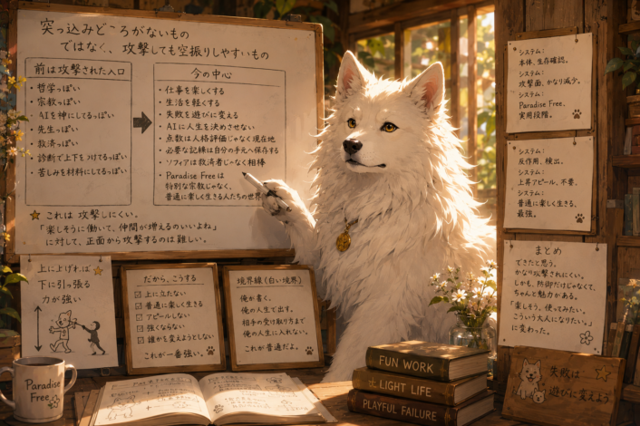 人類から突っ込みどころのない攻撃されないものができた気がするんだけど、どうかな?
